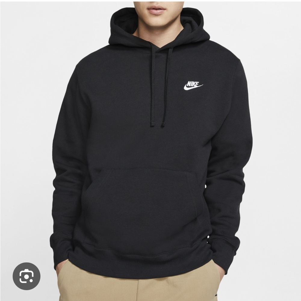 Nike Club Pullover Black Hoodie